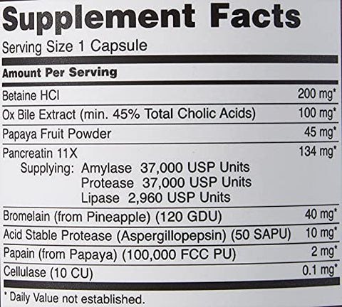 Super Enzymes – 90 Cápsulas | Fórmula Avançada para Digestão | Enzimas Digestivas | Saúde Digestiva | 90 Cápsulas | Marca NOW Foods - NOW Foods