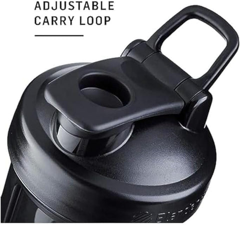 Classic V2 – Garrafa Shaker Perfeita para Shake de Proteína e Pré-Treino, 28 ml, Preta, 2 Unidades - BlenderBottle