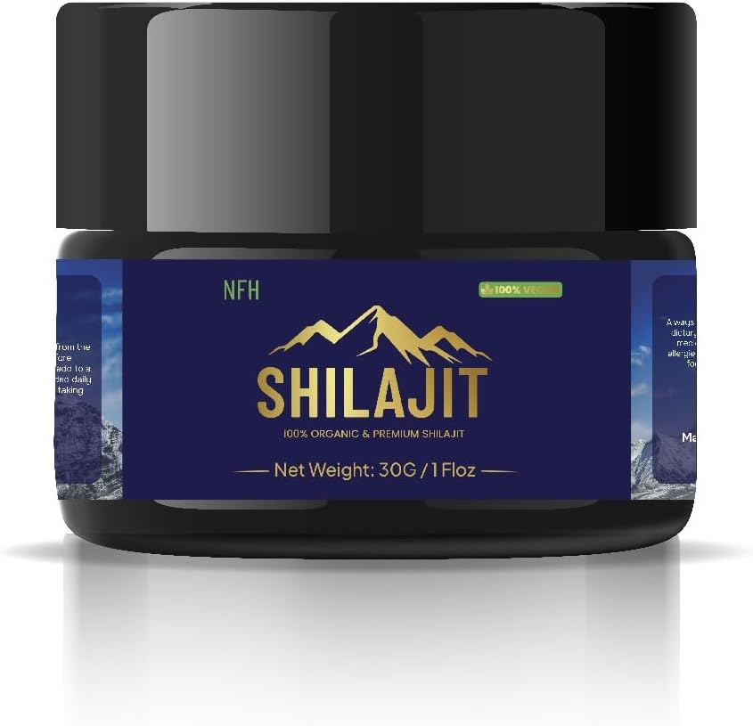 NFH Nutrition For Humans - NFH Resina Orgânica de Shilajit Puro do Himalaia | Suporte à Vitalidade | 100% Natural | 30g