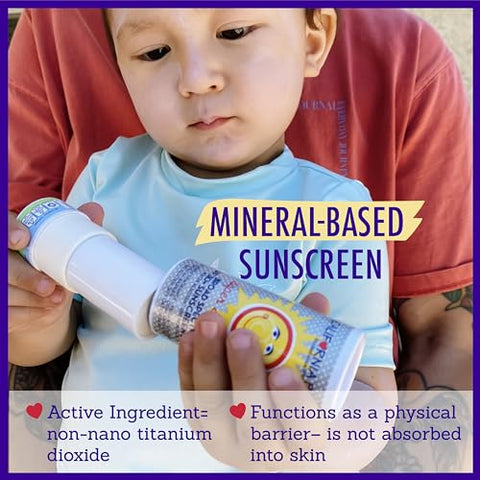 Protetor Solar em Bastão California Baby Super Sensitive SPF 30 | Amplo Espectro | Hipoalergênico sem Fragrância | Dióxido de Titânio | 14g