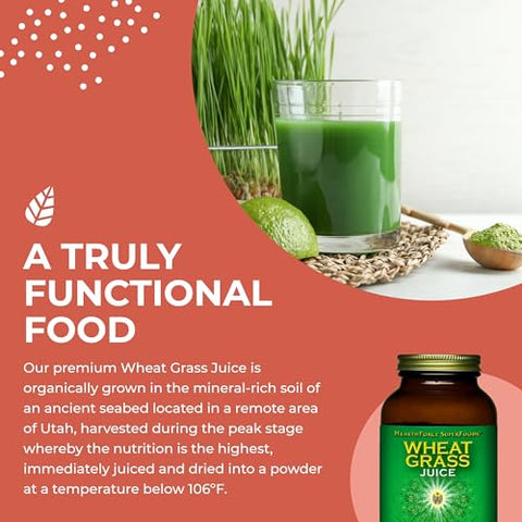 HEALTHFORCE SUPERFOODS - HealthForce SuperFoods – Suco de Grama de Trigo em Pó 227g