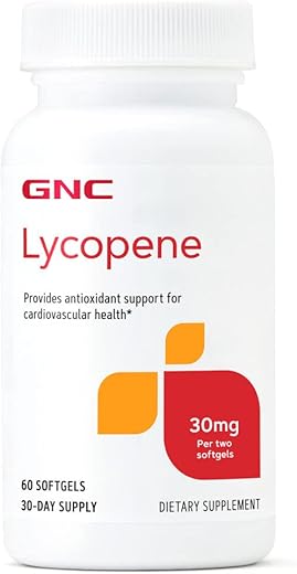 Lycopene 30mg | Suporte Antioxidante para a Saúde Cardiovascular | 60 Softgels - GNC