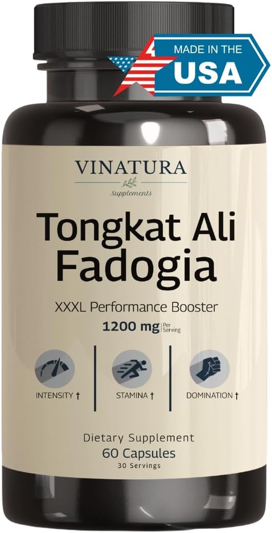 VINATURA - Tongkat Ali: Potente Afrodisíaco Natural – Aumente sua Vitalidade e Energia