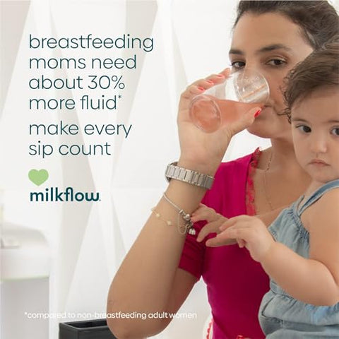 Milkflow Mixes para Bebida de Suplemento para Amamentação, Sem Fenacho, Moringa | BlackBerry Lime – 30g - UpSpring