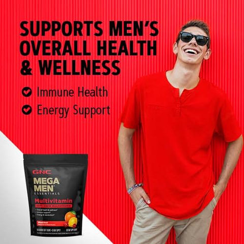 Mega Men – Frutas Variadas: Suplemento Multivitamínico para Homens – 60 cápsulas - GNC