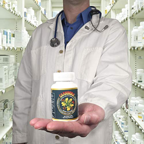 Vegi-Caps – Cápsulas sem glúten e veganas para fortalecer e apoiar seu sistema imunológico (100 cápsulas) - Carnivora