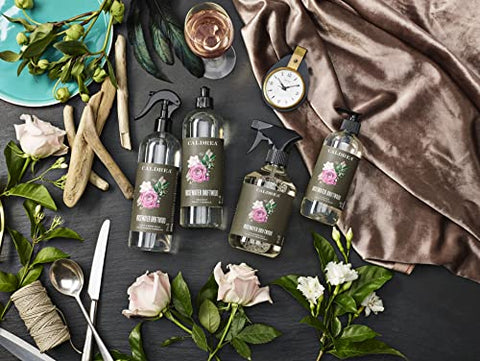 Recarga de Sabonete Líquido Caldrea, Gel de Aloe Vera, Óleo de Oliva e Óleos Essenciais para Limpar e Condicionar, Fragrância de Água de Rosas e Madeira à Deriva, 946 ml