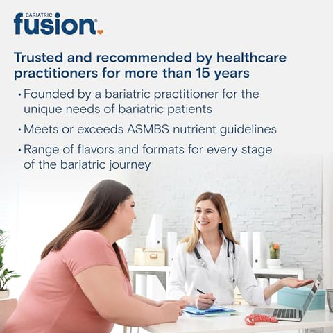 Suplemento de Ferro para Mulheres Quick Melt | Comprimidos Mastigáveis Dissolvíveis Livres de Açúcar | Ferro Ferroso Fumarato 18 mg com Vitamina C | Melão e Frutas Vermelhas | Sem Glúten, Lactose - Bariatric Fusion
