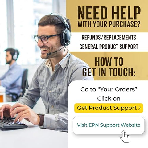 EPN Supplements - 1 Novo Suplemento Masculino de Ação Rápida | Aumento de Tamanho, Espessura Veinosa, Fluxo Sanguíneo | Cresça de 3 a 7″ Após a Primeira Dose | Hornygoatweed, L-Arginina