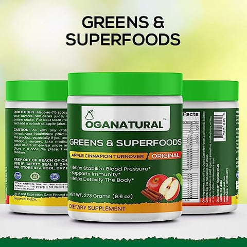 Oganatural - Verdes Orgânicos: Energize seu dia com a vitalidade natural – 100g