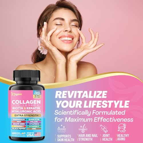 Colágeno em Cápsulas Peptídeos Tipos I, II, III, V – 100g - Zoyava