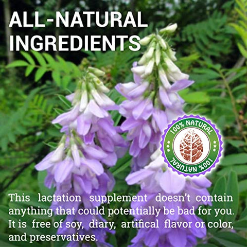 HERBALICIOUS - Cápsulas de Galega Officinalis 1000mg – Suplemento Herbal Natural de Galega Officinalis para Amamentação – Suporte de Produção de Leite Materno – Suplemento Alimentar – 100 Cápsulas