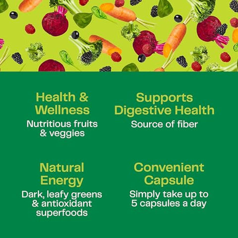 Greens Superfood Powder: Pó de Verdes com Enzimas Digestivas | 100g - Amazing Grass