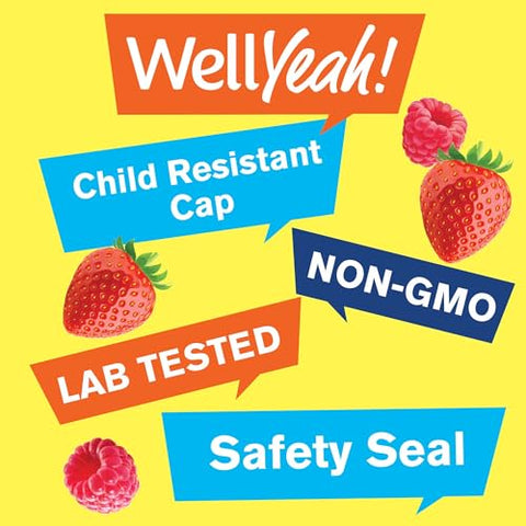WellYeah - Gomas Probióticas Sem Açúcar com Prebióticos (5 Bilhões de UFC) – Suporte Digestivo, Saúde Intestinal e Vaginal – Goma Probiótica de Prateleira, Prebióticos e Probióticos para