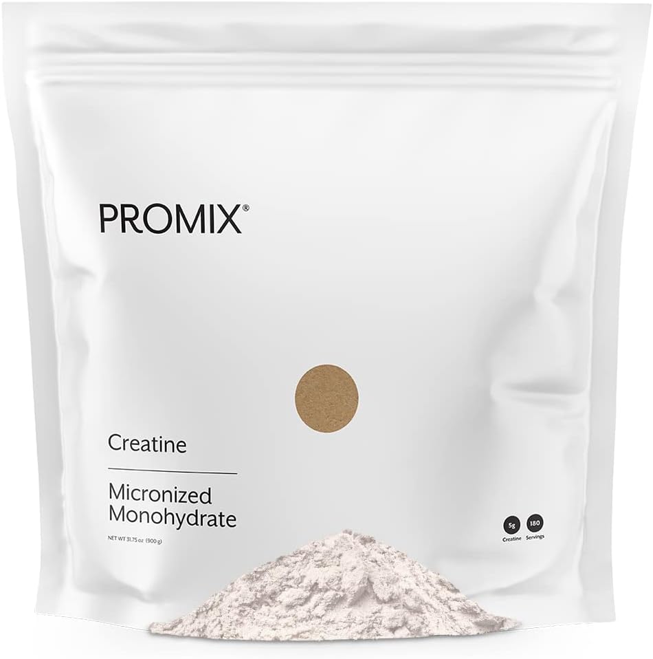 ProMix Nutrition - ProMix Creatine Monohydrate Powder – 180 Porções, 5g de Creatina Micronizada por Porção – Aumente Ganho Muscular e Força