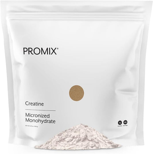 ProMix Nutrition - ProMix Creatine Monohydrate Powder – 180 Porções, 5g de Creatina Micronizada por Porção – Aumente Ganho Muscular e Força