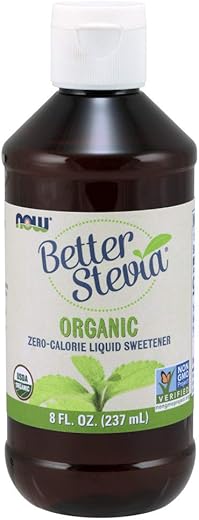 NOW Foods - Extrato de Stevia Orgânico Now Foods 236 ml Líquido – Saúde Natural