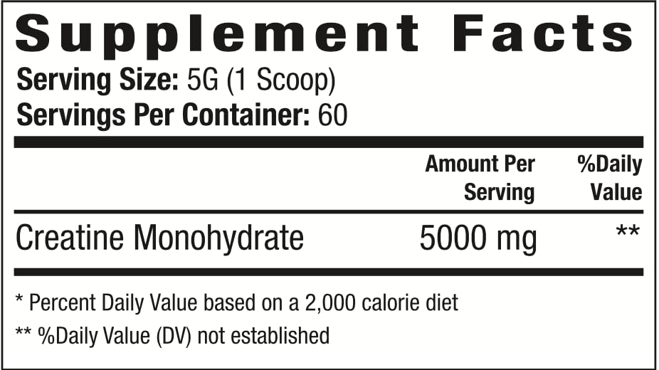 Creatine Monohydrate | Melhor Pó de Creatina Micronizada, Kre-Alkalyn para Potência, Força e Desempenho (Sem Sabor, 60 Porções) - Swolverine