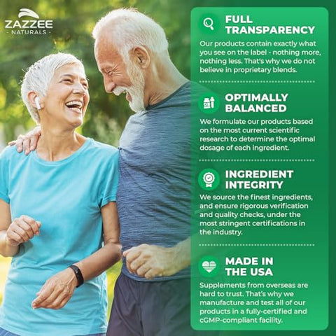 Alpha GPC Choline Extra Forte, 700 mg por Porção, 75 Cápsulas Veganas, Grau Farmacêutico Puro 100%%, Vegetariano 100%%, Padronizado para Potência e Pureza, Tudo-Natural - Zazzee