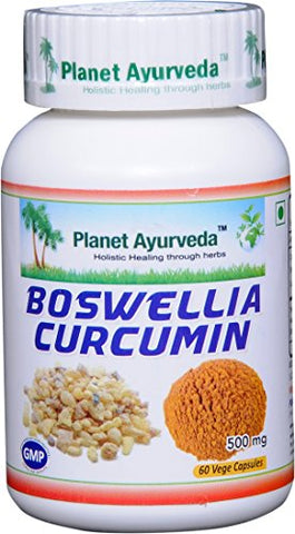 Boswellia Curcumin – Cápsulas Vegetais de 500mg – 2 Frascos - Planet Ayurveda