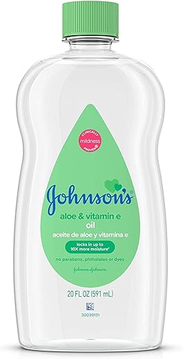 Johnson's Baby - Johnson’s Baby Oil Aloe Vera e Vitamina E 20 ml (Pacote com 2)