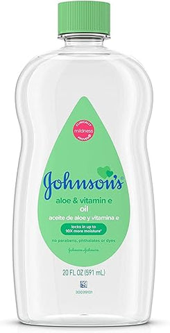 Johnson's Baby - Johnson’s Baby Oil Aloe Vera e Vitamina E 20 ml (Pacote com 2)