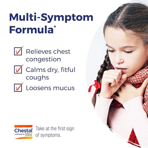 Chestal Kids Pellets – Alívio da Tosse, Muco, Congestão Nasal ou Torácica e Dor de Garganta – 2 Unidades (160 Pellets) - Boiron