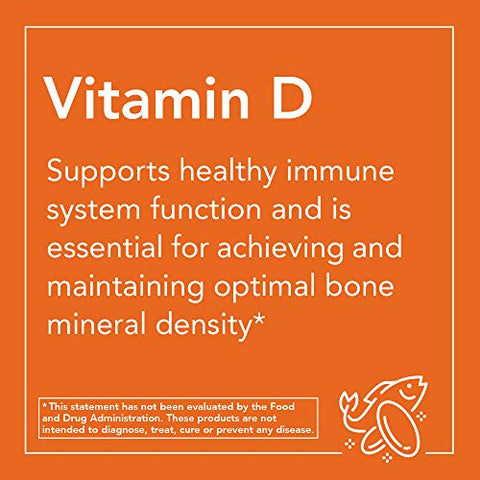 NOW - Now Foods Vitamina D-3 – Fortaleça sua saúde com a melhor vitamina D-3 em cápsulas de 1000 UI