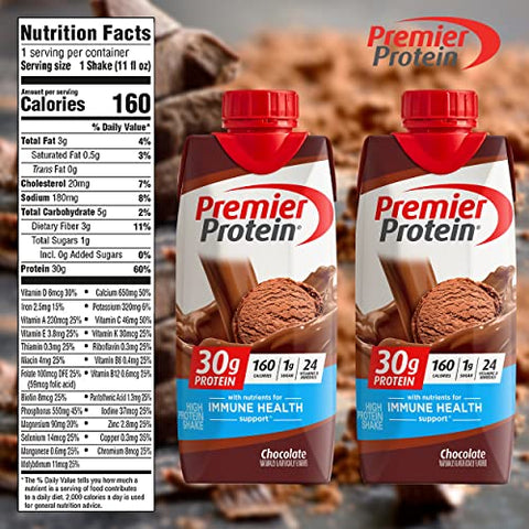 The Award Box - Premier Shake de Alta Proteína, Pack de Variedade Chocolate e Baunilha, 330 ml, 6 de cada sabor (12 Pack) na Caixa de Prêmios