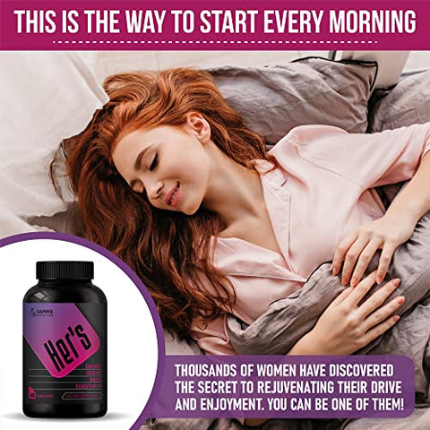 Sapir's Nutrition - Aumente a Paixão e o Desejo com o Estimulante de Libido Feminino – Potencialize sua Vida Sexual
