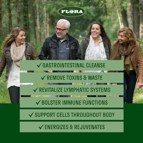 Health Flor-Essence Chá Líquido – Fórmula Antiga de 8 Ervas – Limpeza Natural Completa do Corpo - Flora