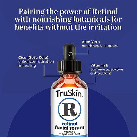 TruSkin Naturals - TruSkin Trio de Soro Facial – Ácido Hialurônico, Vitamina C | 30ml, 20g