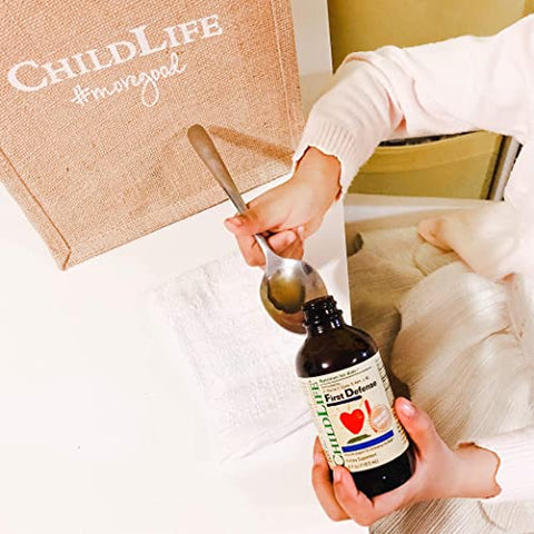 First Defense – Suporte Imunológico para Crianças, 1-3 Anos, Bebês 6 Meses, Xarope de Vitaminas com Sabugueiro, Zinco, Livre de GMO e Glúten – 4 - CHILDLIFE ESSENTIALS