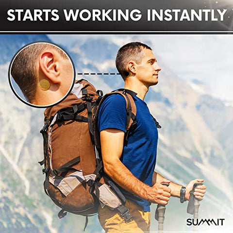 SUMMIT - Patches de Prevenção do Mal de Altitude Summit | Suporte para Acclimatação Rápida em Altitudes Elevadas, Aumenta a Captação de Oxigênio, Combate Sintomas do Mal de Altitude | Pacote com 50 Unidades