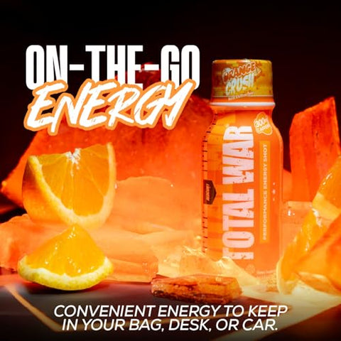 Total War Energy Shots – 300mg Cafeína e Vitaminas B – Energia Pré-Treino - REDCON1