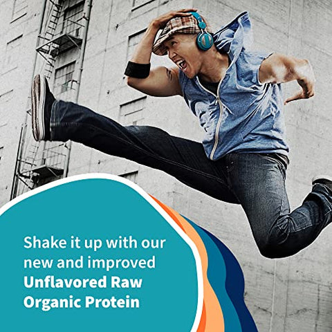 Proteína em Pó Vegana Orgânica, Sem Sabor, Garden of Life 22g à Base de Plantas