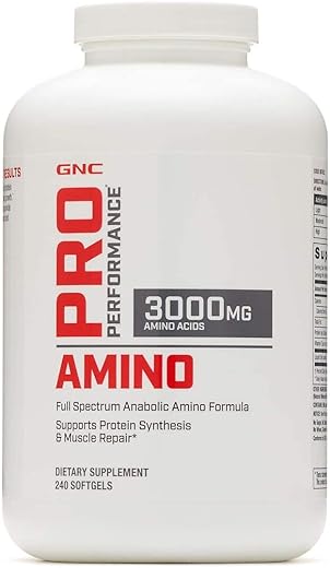 Pro Performance Amino – Potencialize seu Desempenho com Aminoácidos de Qualidade – 60 cápsulas - GNC