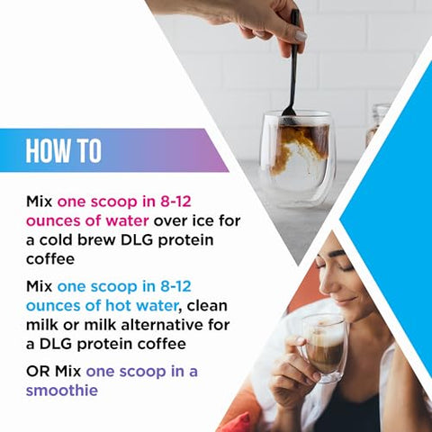 Livingood Daily - Pó de Colágeno Hidrolisado com Café Diário Livingood (Baunilha) – Peptídeos de Colágeno de Pasto, Vitaminas