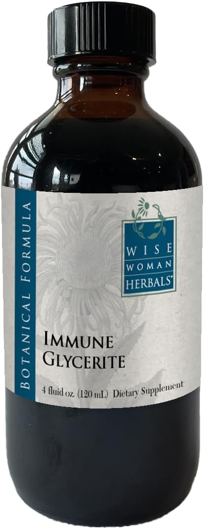 Glicerito Imune – Promove a Saúde Normal do Trato Respiratório – Suporta a Função Normal do Sistema Imunológico – Natural (120ml) - Wise Woman Herbals