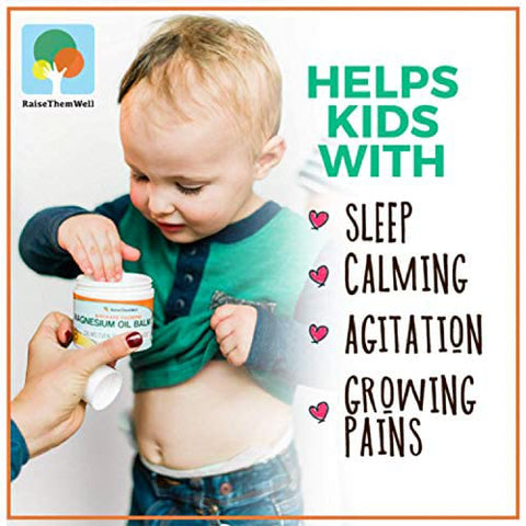 Raise Them Well - Bálsamo de Magnésio Calmante Kid-Safe | 118 ml : Kid-Safe