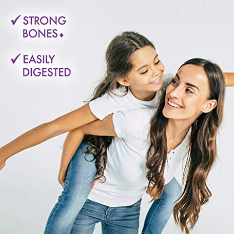 Nutrition – Suporte Ósseo Líquido – Cálcio Citrato, Magnésio Citrato, Vitamina D3, K2 – Saúde Óssea – Não Transgênico – Sem Glúten, Soja, Leite – Kosher – 473 ml, 32 g - Bluebonnet