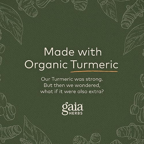 Turmeric Supreme Extra Strength – Reduz Inchaço Ocasional Causado pelo Desgaste Normal – 60 Cápsulas - Gaia Herbs