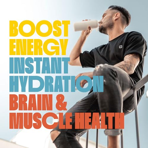 Keto Chow - SALTT Pó de Eletrólitos para Bebida sem Sabor – Clean Slate – 30 Pacotes de Hidratação – Magnésio, Potássio, Sódio, Minerais Traços – Zero Açúcar