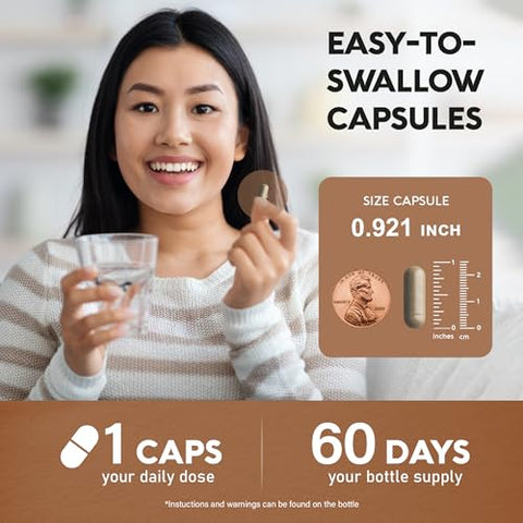 NUTRAHARMONY - Cápsulas de Canela do Ceilão – 8000 mg, Extra Forte – Fabricado nos EUA – Energia, Coração