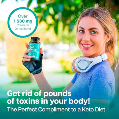 Nutriana - Keto Detox Cleanser – Suplemento de Fígado em Cápsulas Keto para Homens