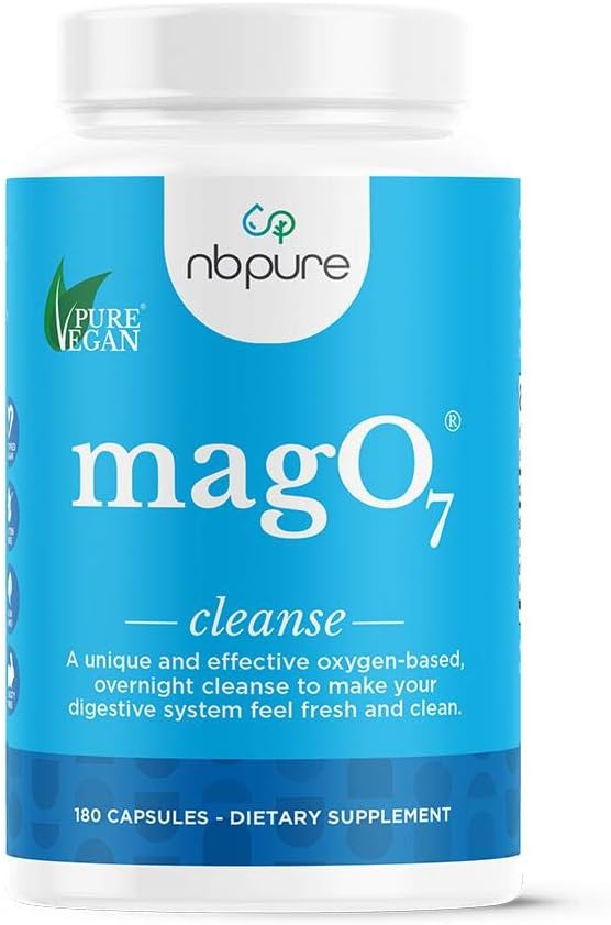 MagO7 – Limpeza Natural do Cólon | Desintoxicação e Saúde Digestiva | 100% Natural | 60 cápsulas - nbpure