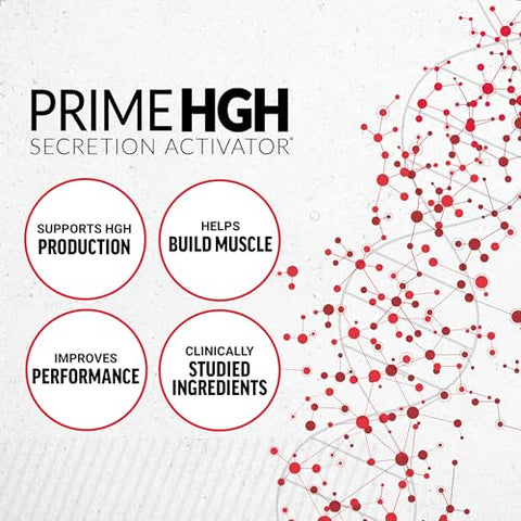 Prime HGH Secretion Activator: Suplemento HGH para Homens com AlphaSize Clinicamente Estudado para Estimular a Produção de HGH, Aumentar a Força nos Treinos e Melhorar - Force Factor