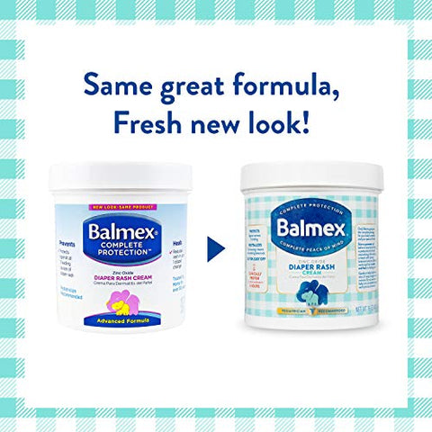 Creme para Assaduras Diárias de Bebê, Proteção Completa Comprovada Clinicamente para Reduzir Vermelhidão em Apenas uma Aplicação*, com Óxido de Zinco Botânicos, Recomendado por Pediatras - Balmex