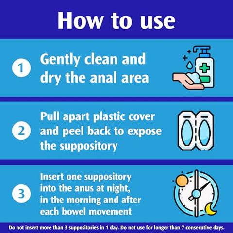 Tratamento para Hemorroidas – 24 Supositórios [Saúde e Beleza] - Anusol