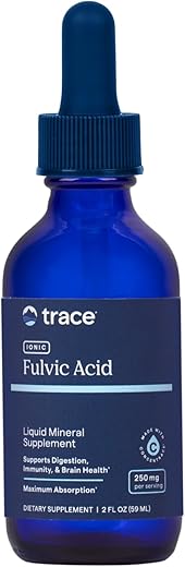 Research IOFA01 – Ácido Fúlvico Iônico Líquido com Concentrace, 0.3 lb – Marca Trace Minerals Research - Trace Minerals